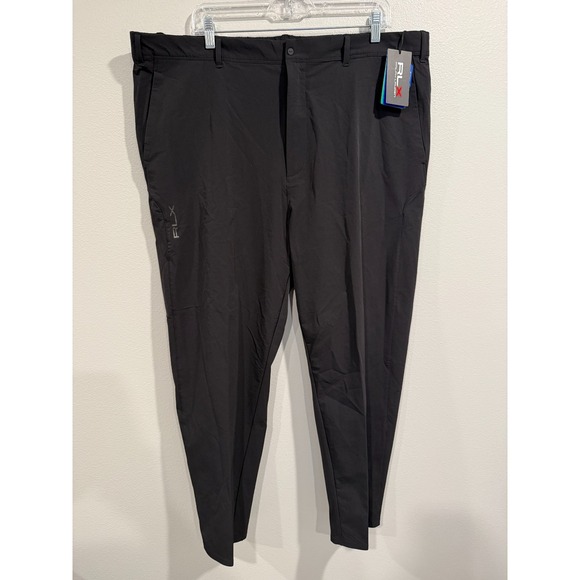 RLX Ralph Lauren Golf‎ Pants Men's 40x30 Black Moisture Wicking Straight Comfort